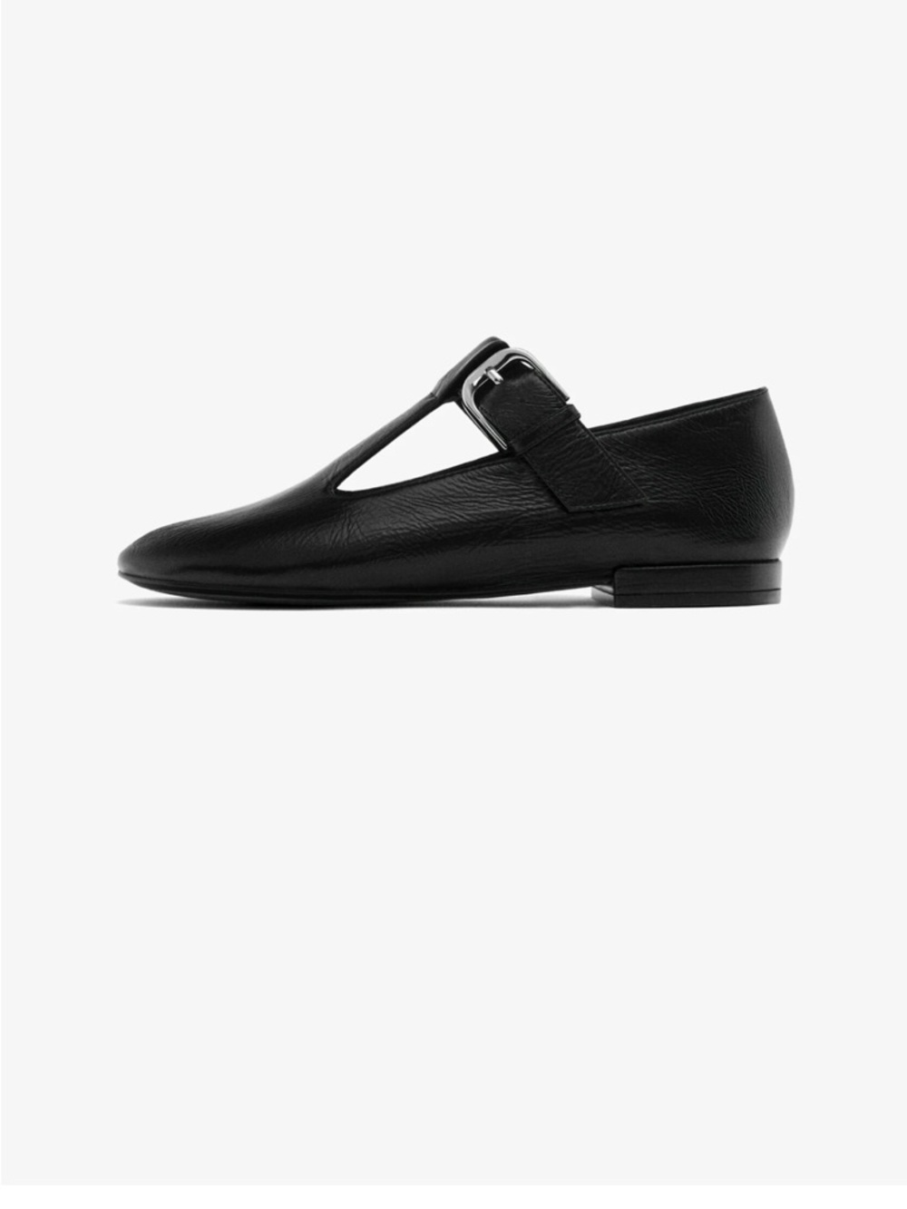 Massimo Dutti ankle strap ballet flat - size 41